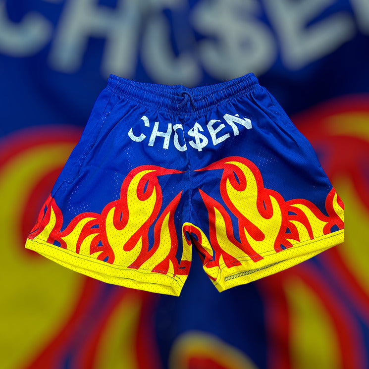 Blue Blaze Cho$en Shorts -  Inspired  By All