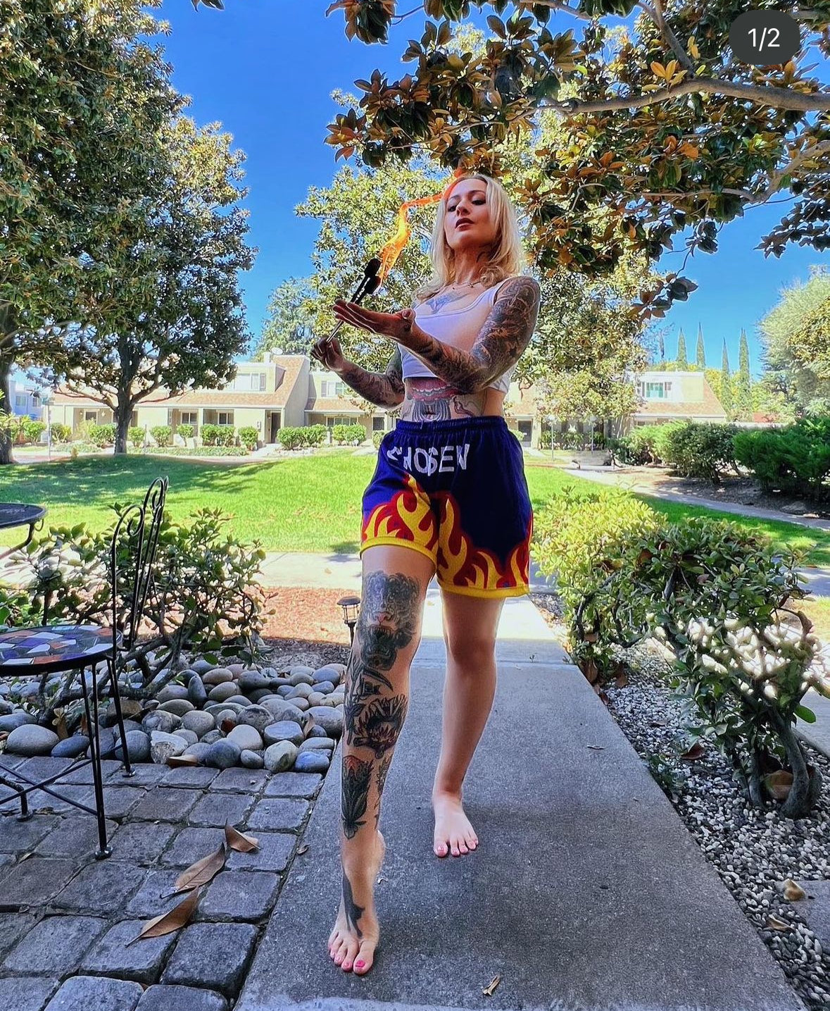 Blue Blaze Cho$en Shorts -  Inspired  By All