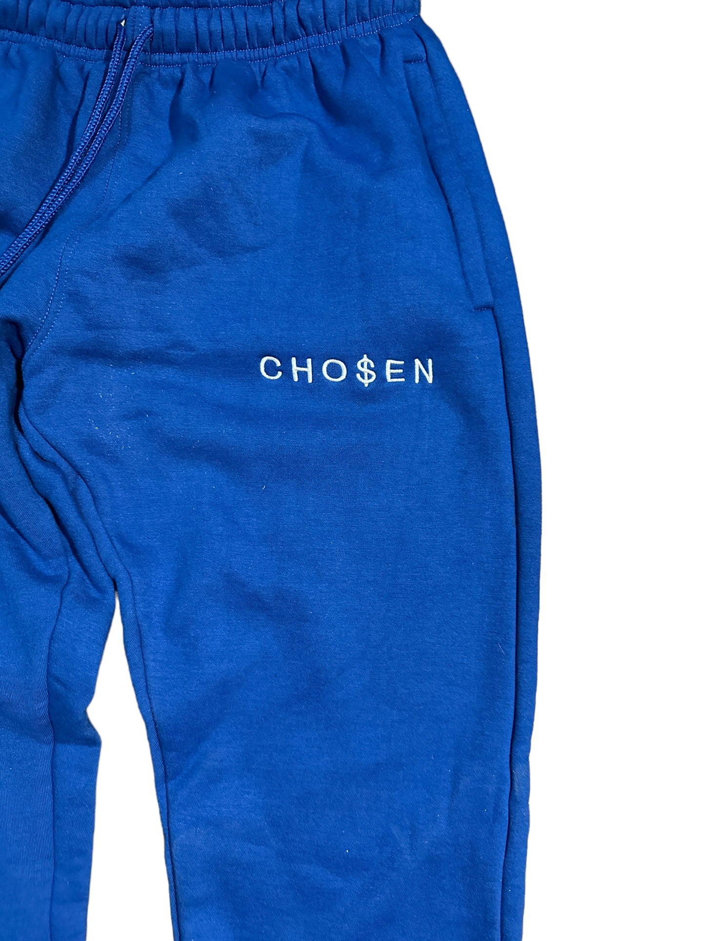 Cho$en Sweat Suit: Bold Blue Edition Top & Bottom -  Inspired  By All