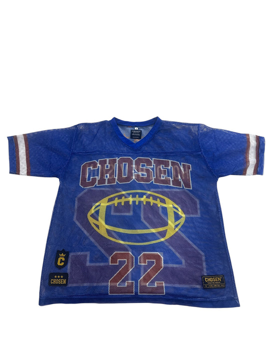 CHOSEN® Mesh Football Jersey  “Royal Grit” Edition -  Inspired  By All