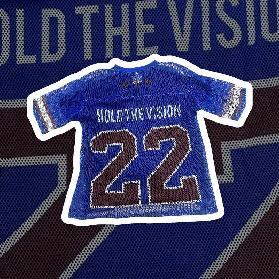 CHOSEN® Mesh Football Jersey  “Royal Grit” Edition -  Inspired  By All