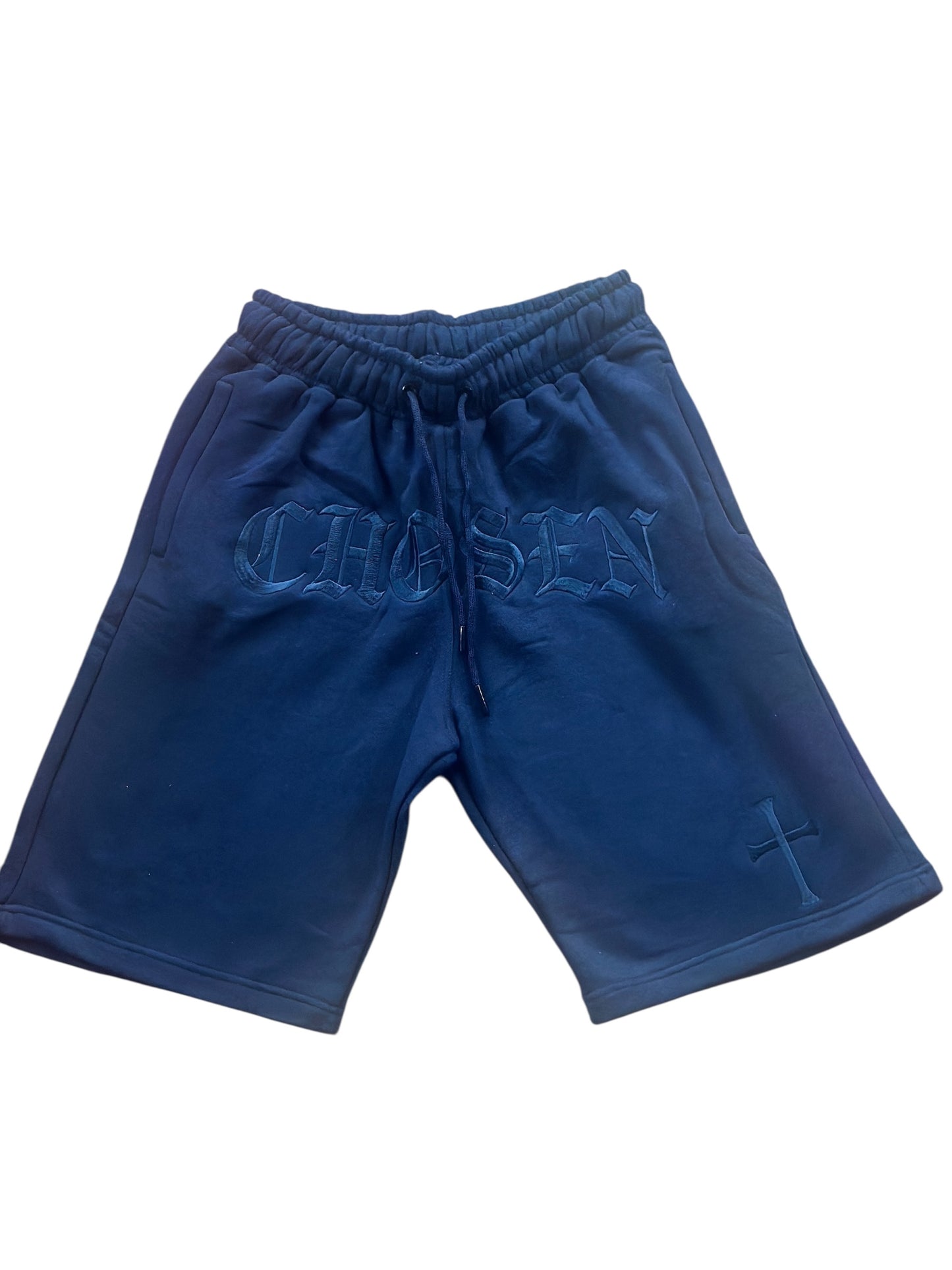 CHOSEN® Signature Sweat Shorts – Navy Blue