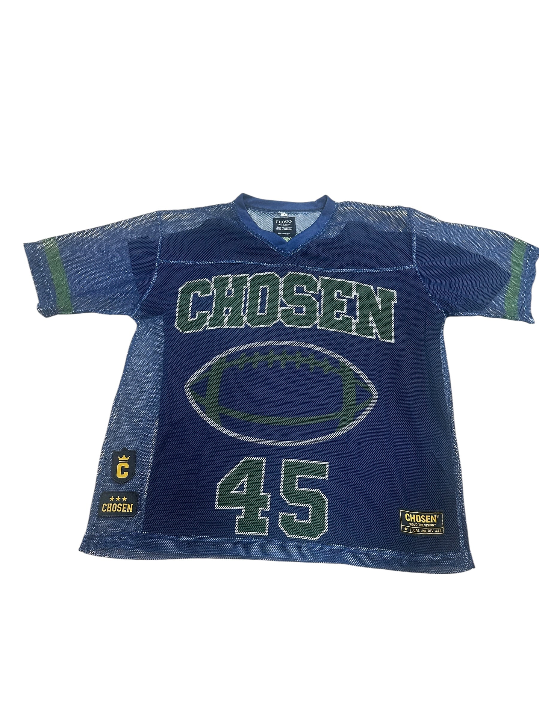CHOSEN® Mesh Football Jersey Royal Intent -  Inspired  By All
