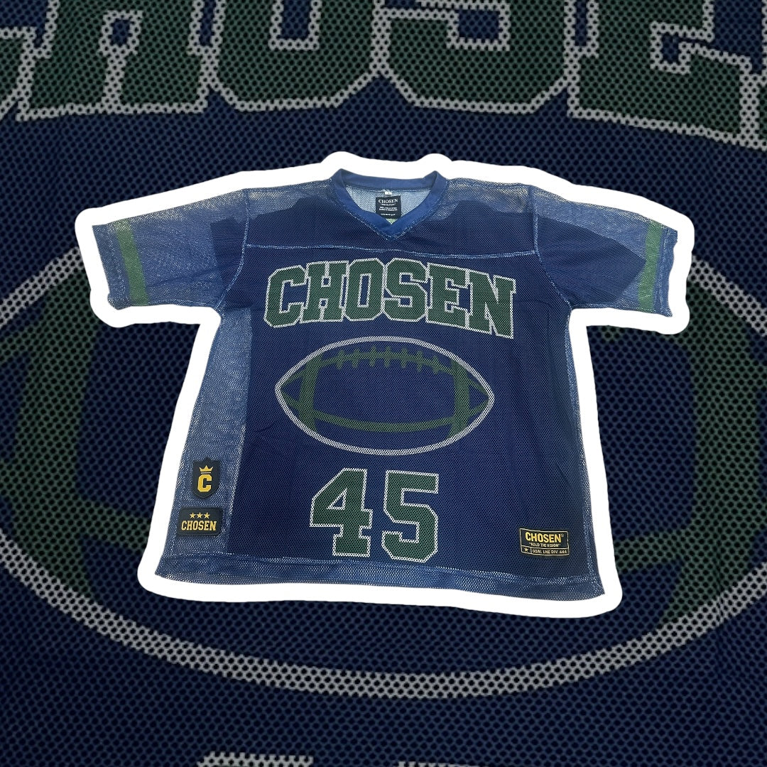 CHOSEN® Mesh Football Jersey Royal Intent -  Inspired  By All