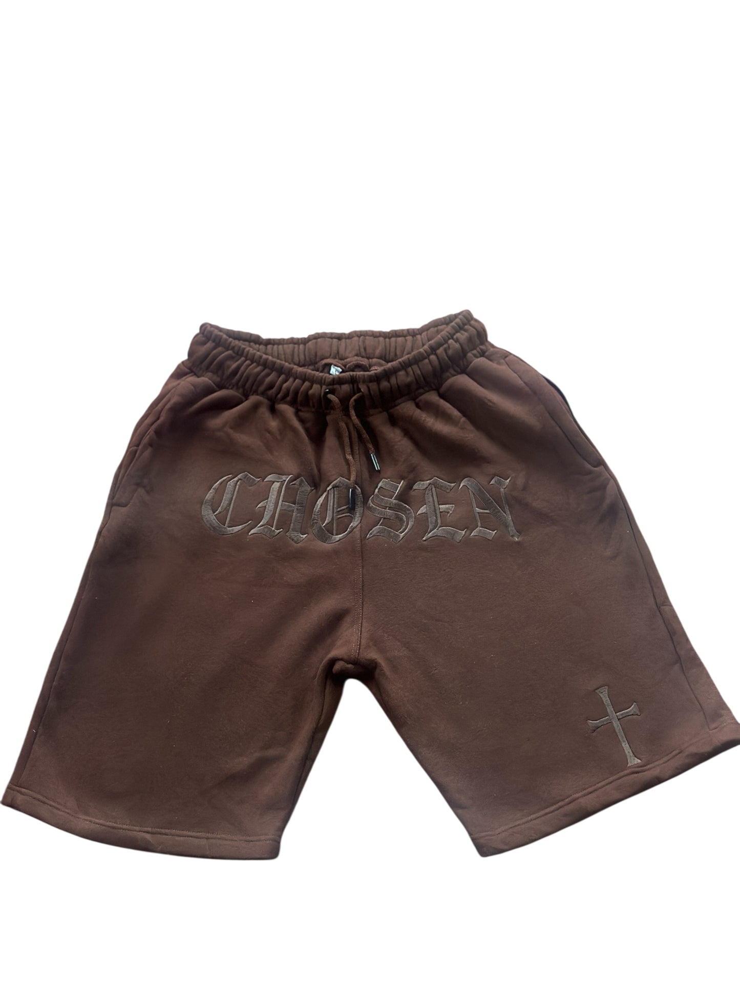 CHOSEN® Signature Sweat Shorts – Mocha Brown