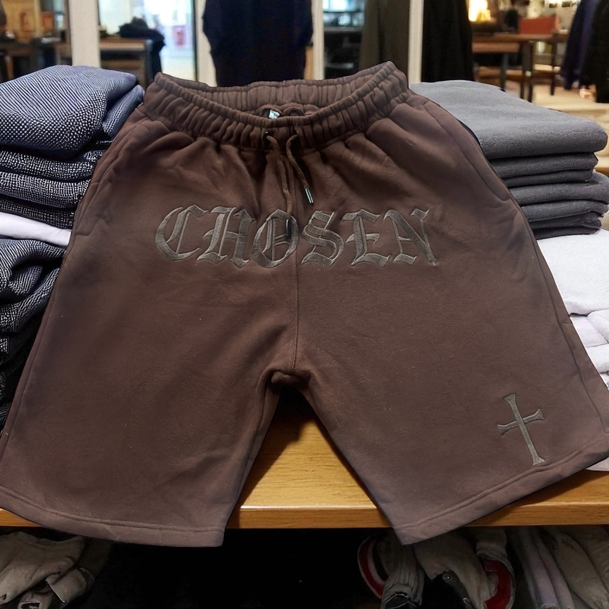 CHOSEN® Signature Sweat Shorts – Mocha Brown -  Inspired  By All