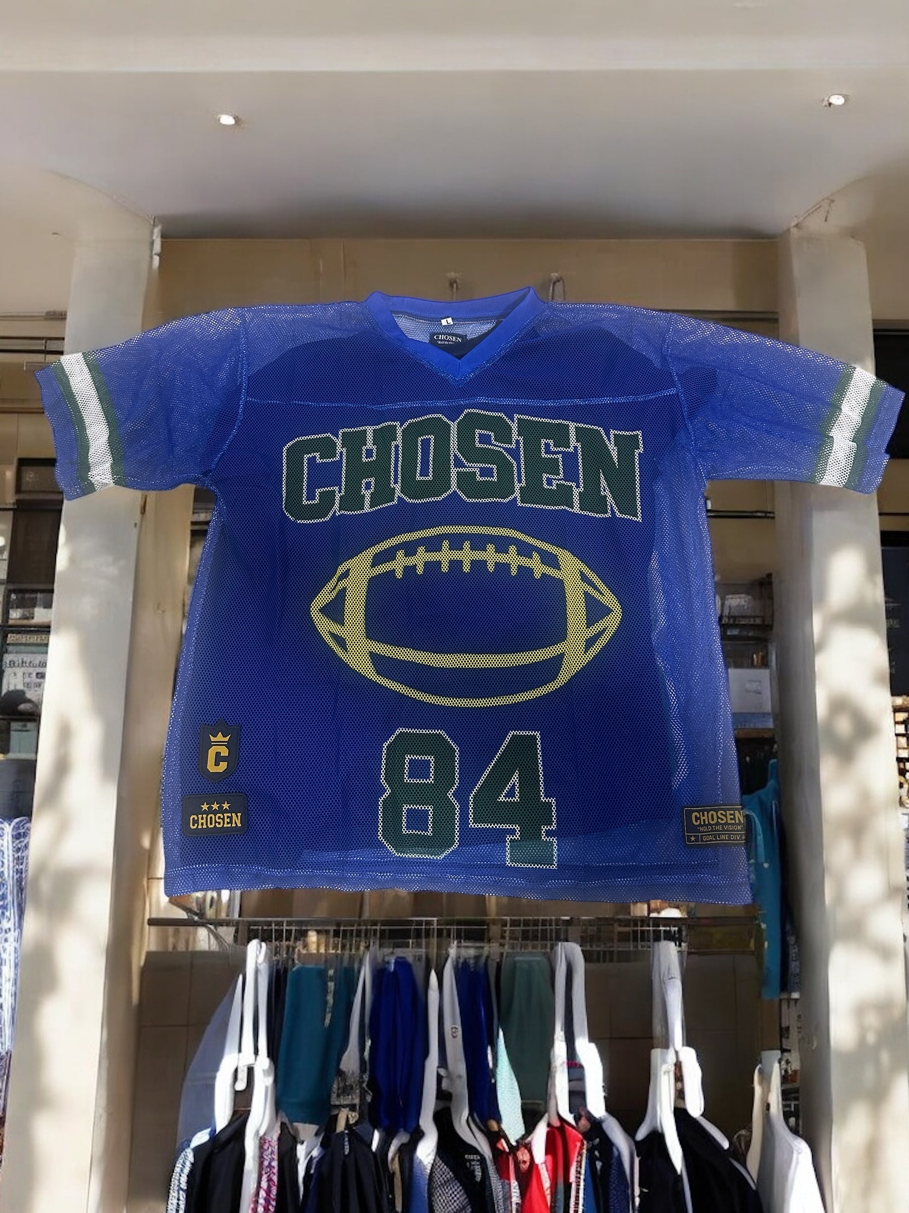 CHOSEN® Mesh Football Jersey “Legacy Route” Edition (84) -  Inspired  By All