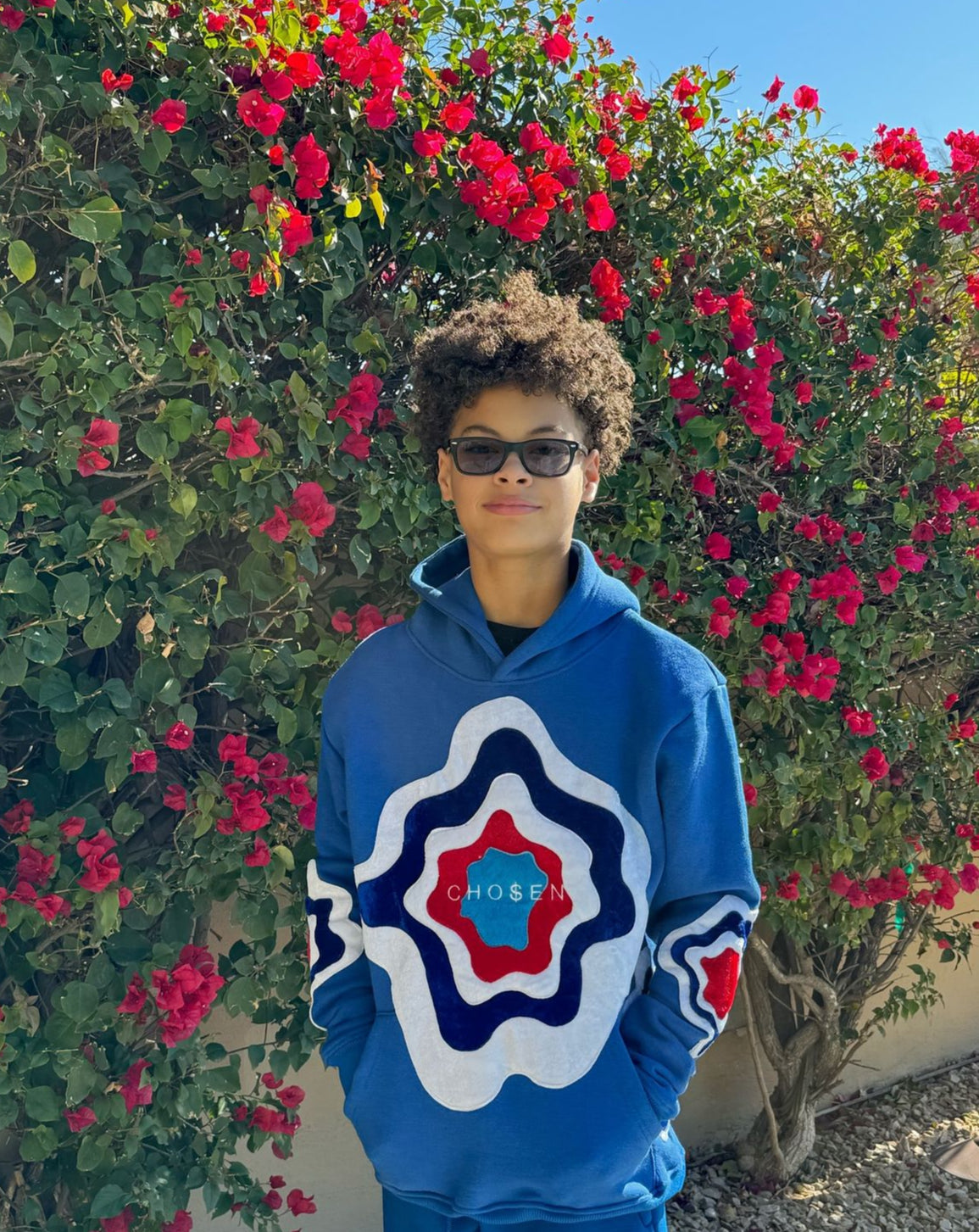 Cho$en Sweat Suit: Bold Blue Edition Top & Bottom -  Inspired  By All