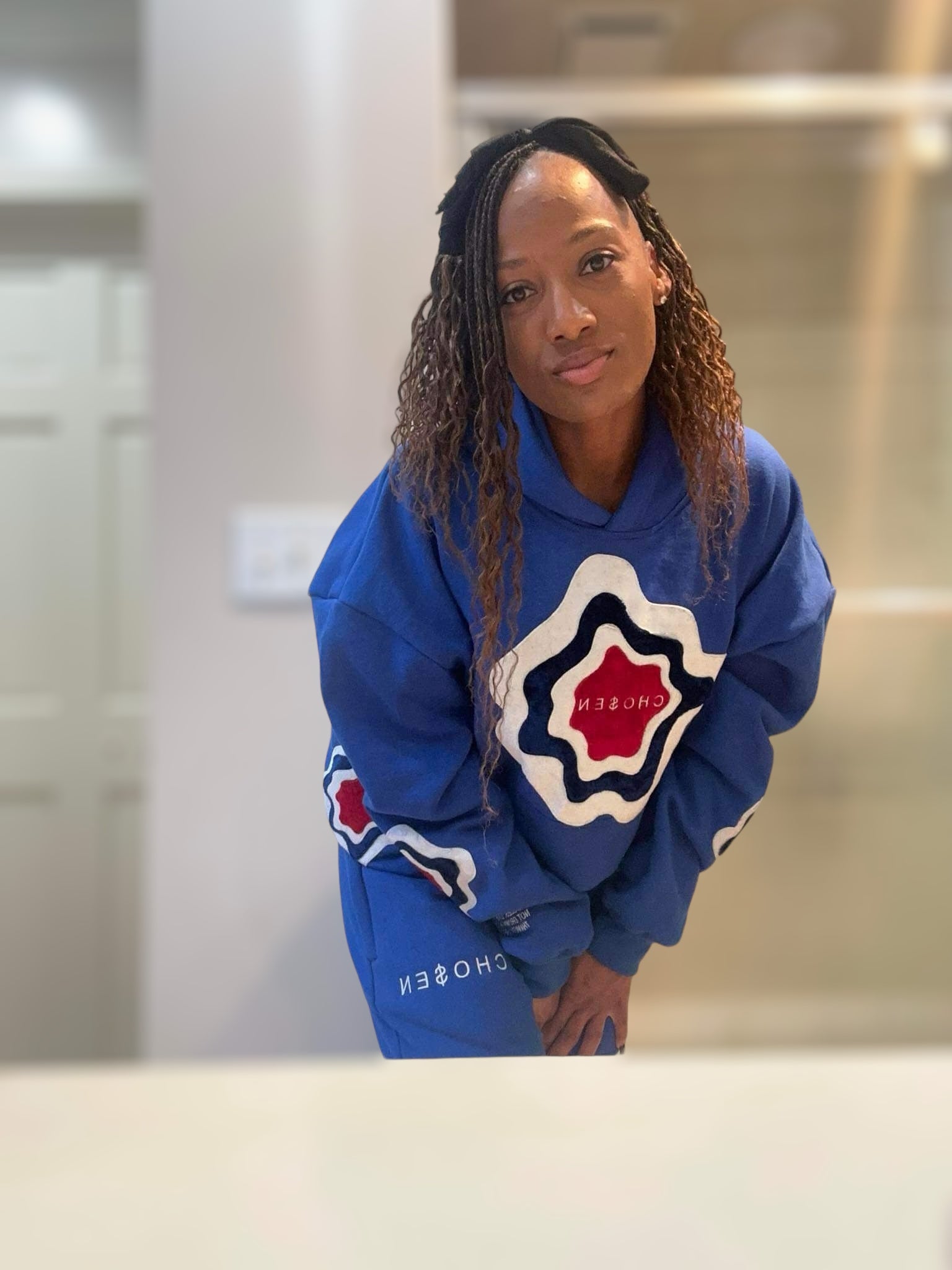 Cho$en Sweat Suit: Bold Blue Edition Top & Bottom -  Inspired  By All