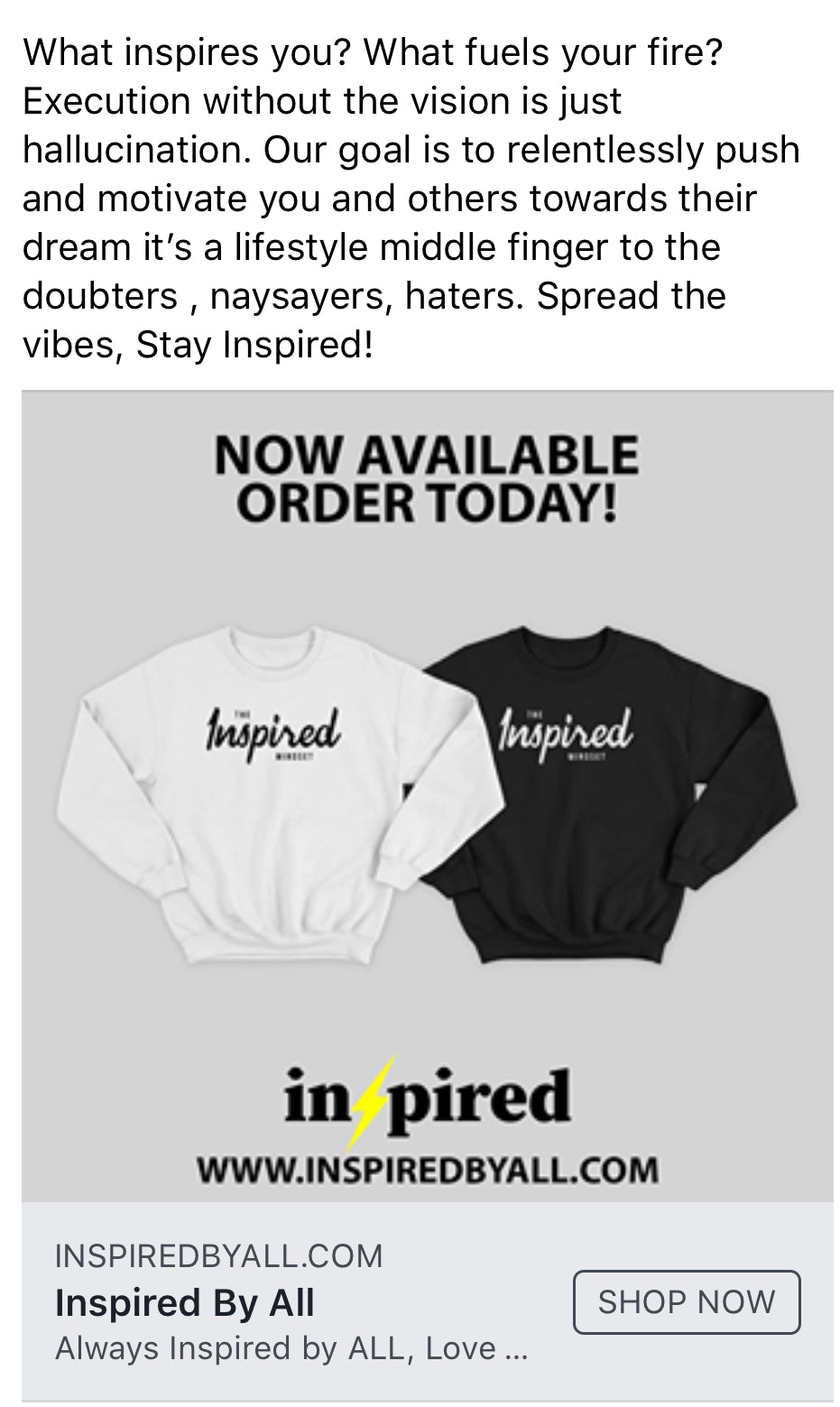 Powerful Messages: Inspired Crewnecks are The Best Get One or Give One