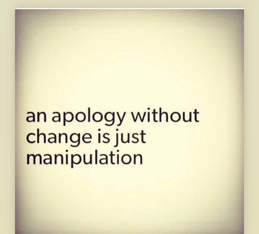 Never Accept a Fake Apology