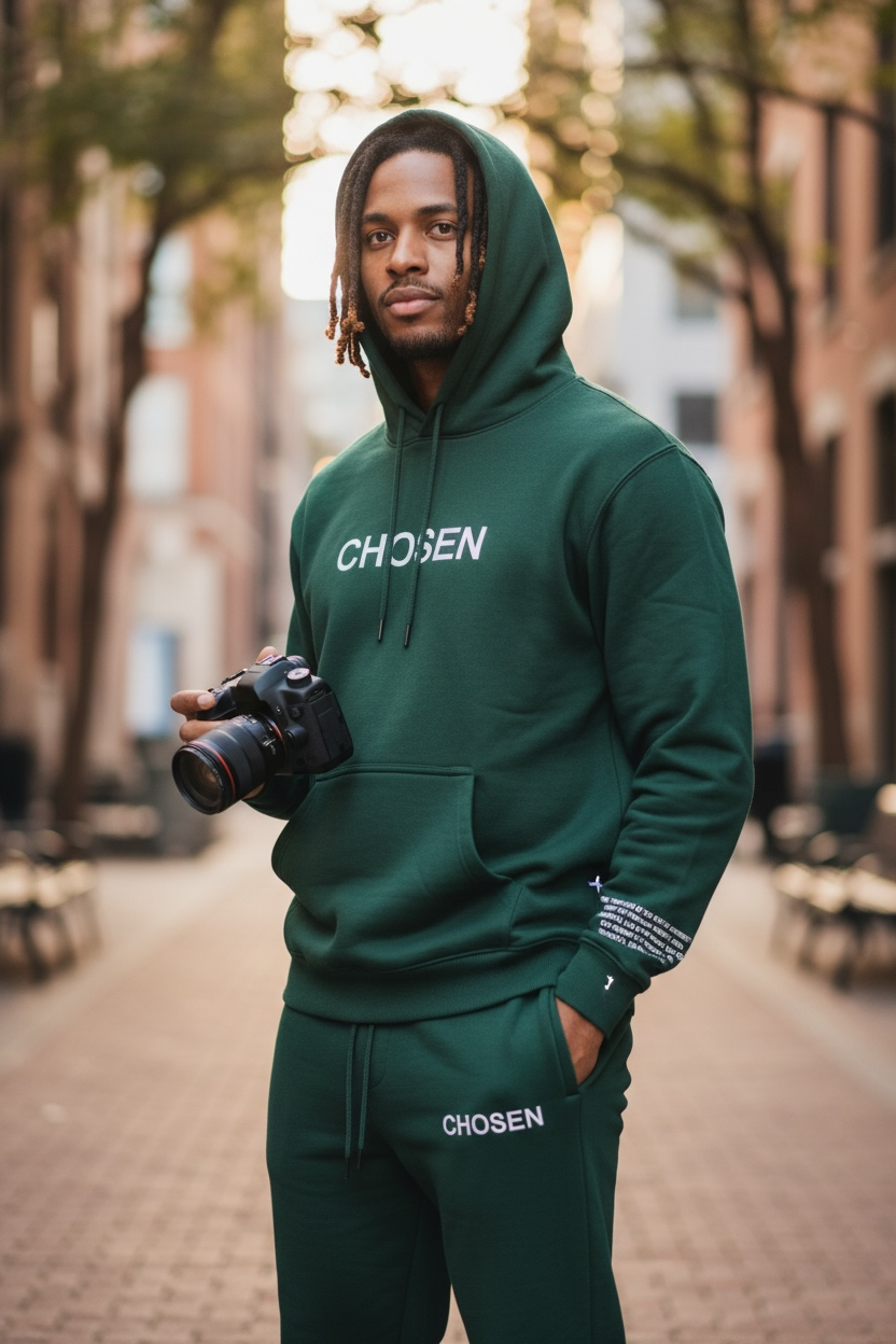 Forest Green // CHOSEN Sweatsuit Evergreen Drop