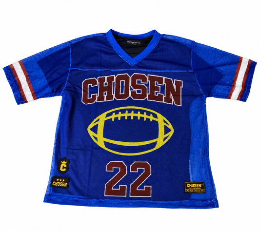 CHOSEN® Mesh Football Jersey  “Royal Grit” Edition