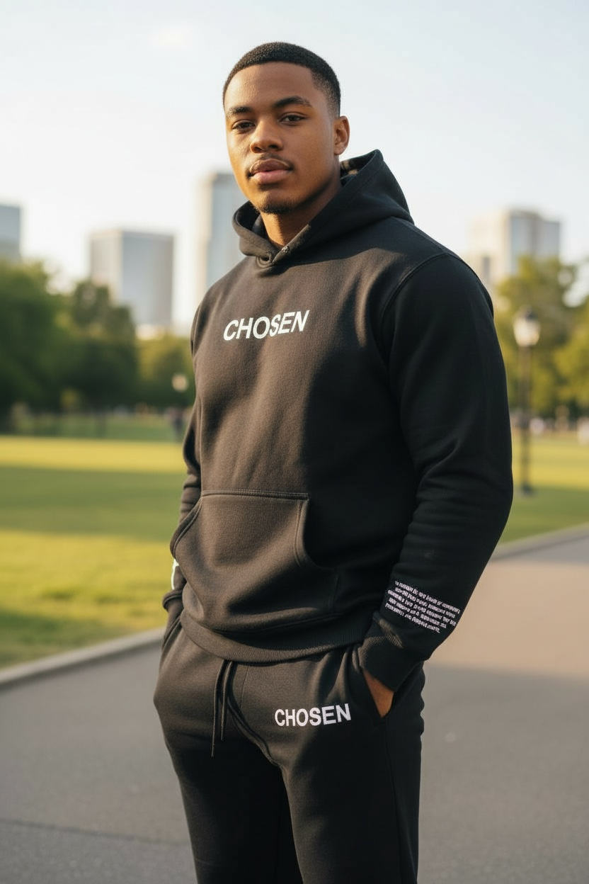 Jet Black // CHOSEN Sweatsuit  Midnight Mission