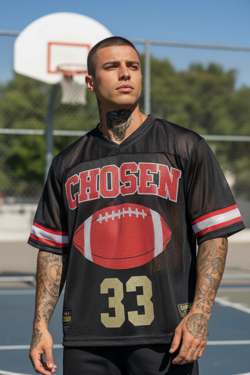CHOSEN® Mesh Football Jersey – “Dark Reign” Edition