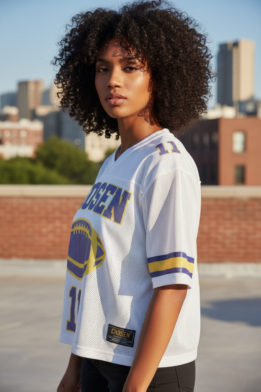 CHOSEN® Mesh Football Jersey  “Crown Light” Edition