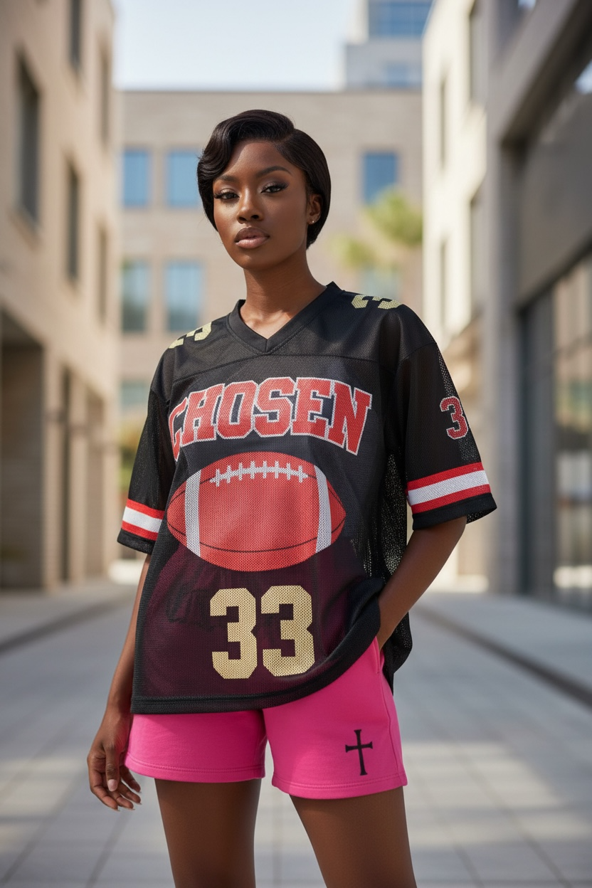 CHOSEN® Mesh Football Jersey – “Dark Reign” Edition