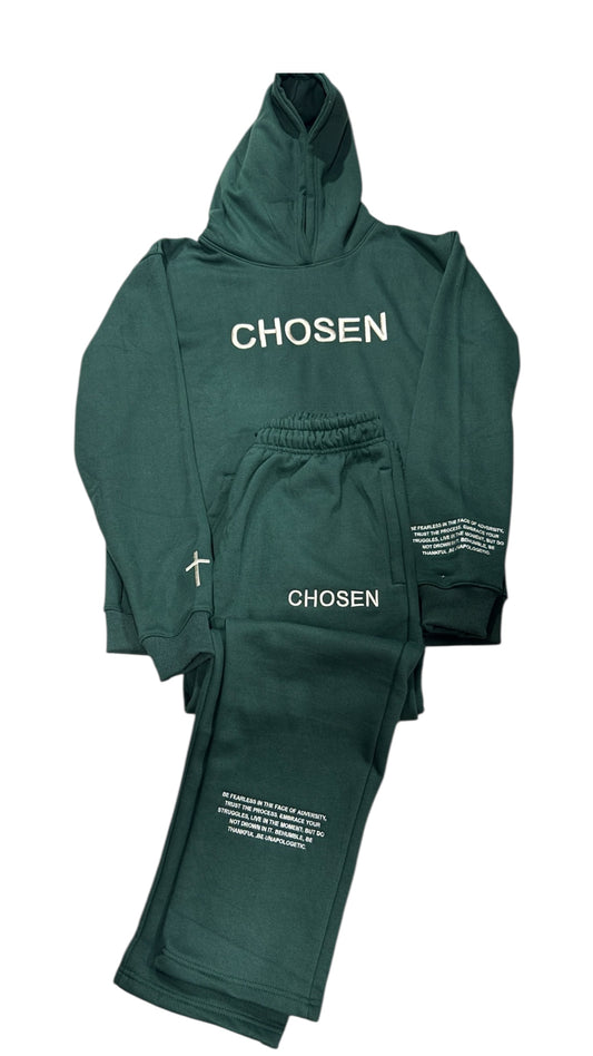 Forest Green // CHOSEN Sweatsuit Evergreen Drop