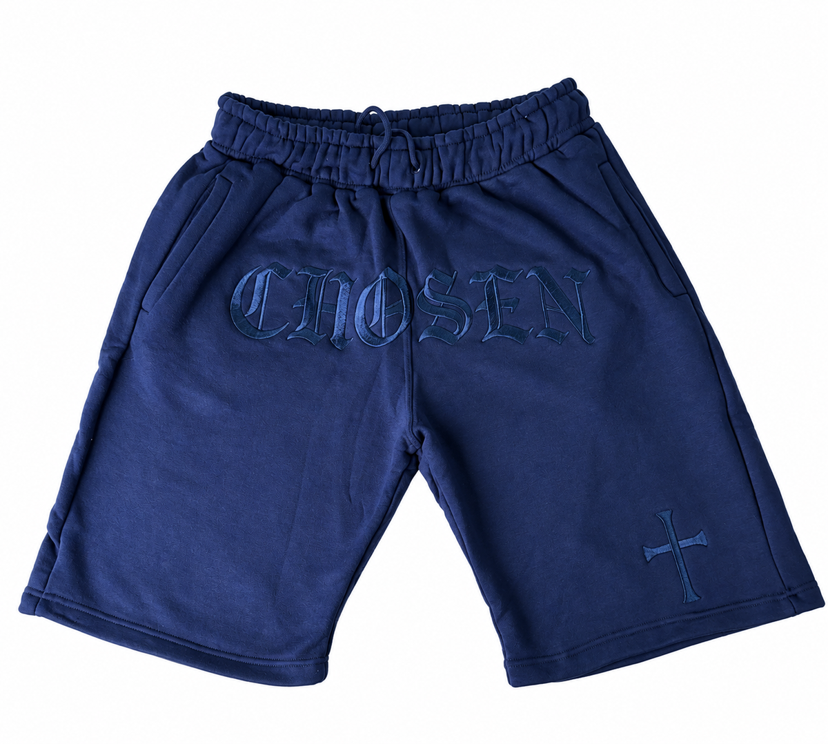 CHOSEN® Signature Sweat Shorts – Navy Blue