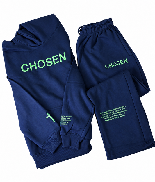 Navy Mint // CHOSEN Sweatsuit Focused Energy