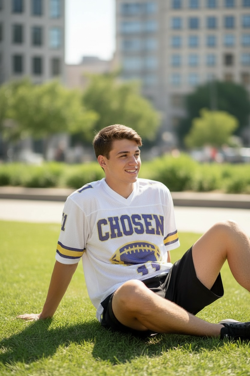 CHOSEN® Mesh Football Jersey  “Crown Light” Edition