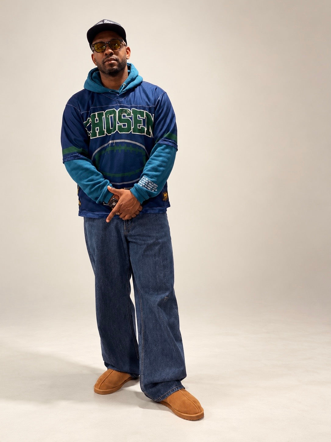 CHOSEN® Mesh Football Jersey Royal Intent