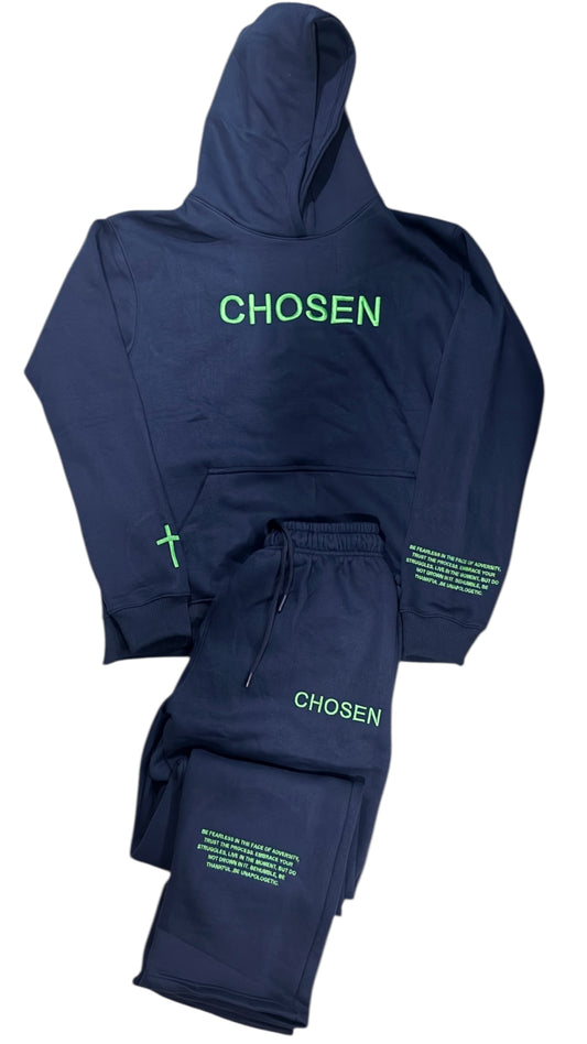 Navy Mint // CHOSEN Sweatsuit Focused Energy