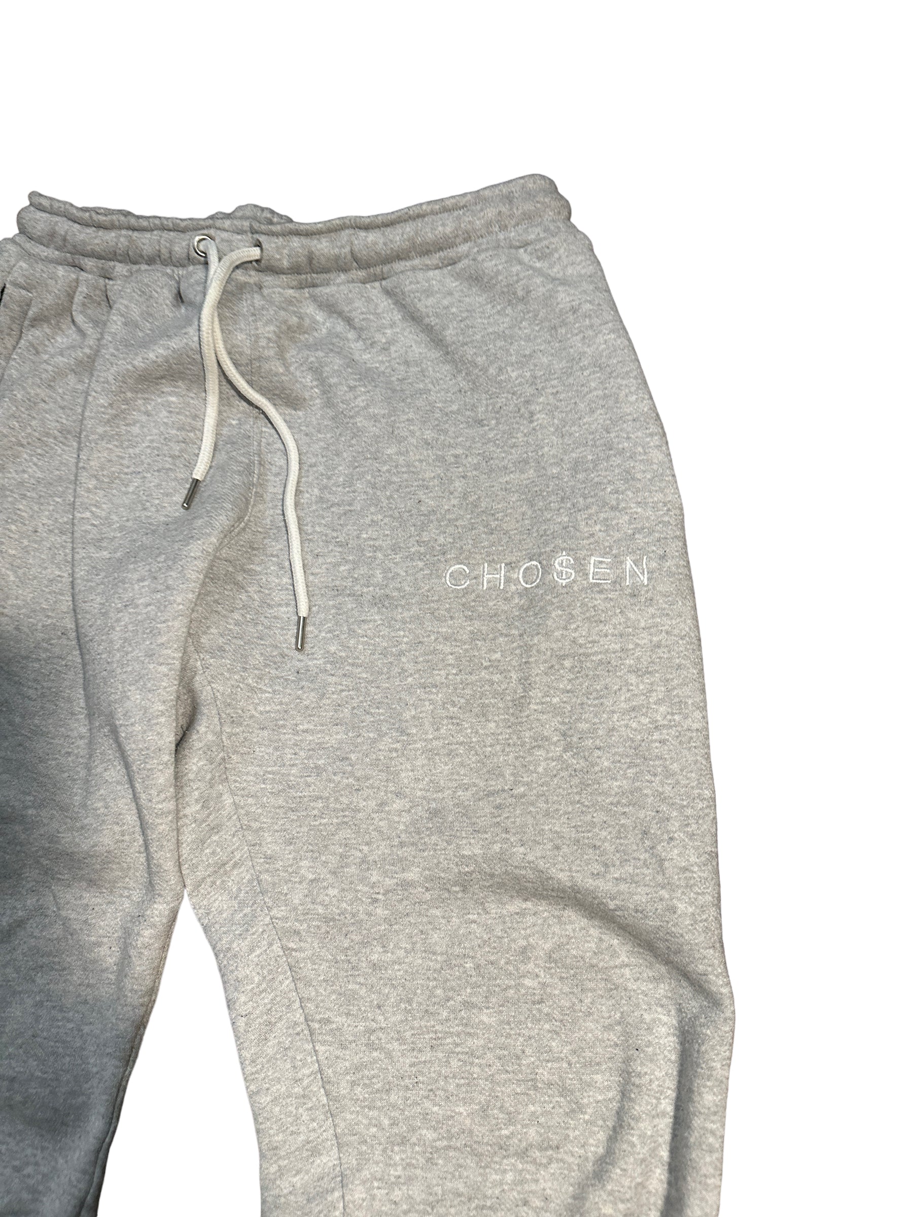 Cho$en Sweat Suit: Luxe Layered Grey Edition Top & Bottom
