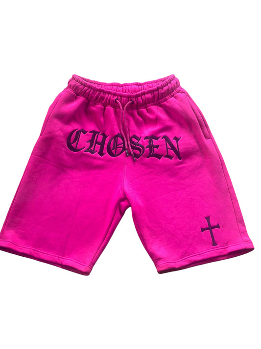 CHOSEN® Signature Sweat Shorts – Hot Pink