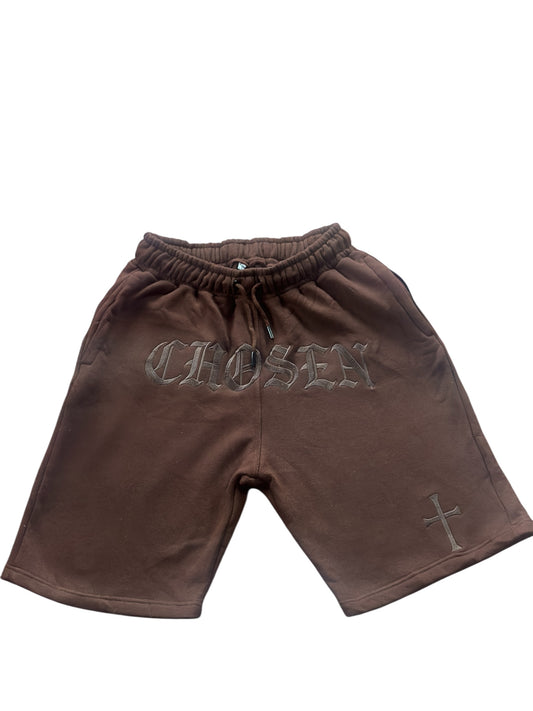 CHOSEN® Signature Sweat Shorts – Mocha Brown