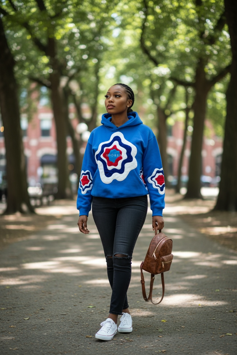 Cho$en Velour Layered Hoodie - Bold Blue & Luxe Layered Grey Editions