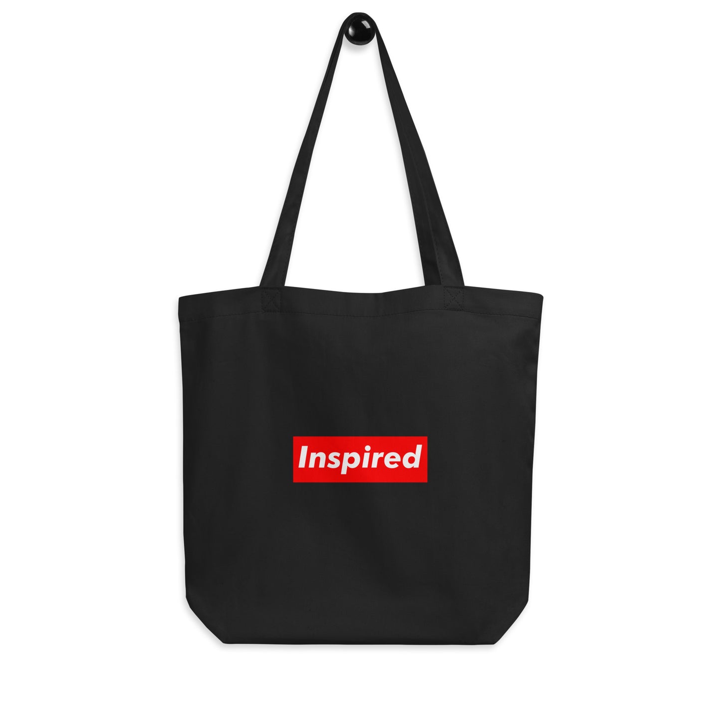 Red Print Inspired Eco-Black Tote -  Inspired  By All