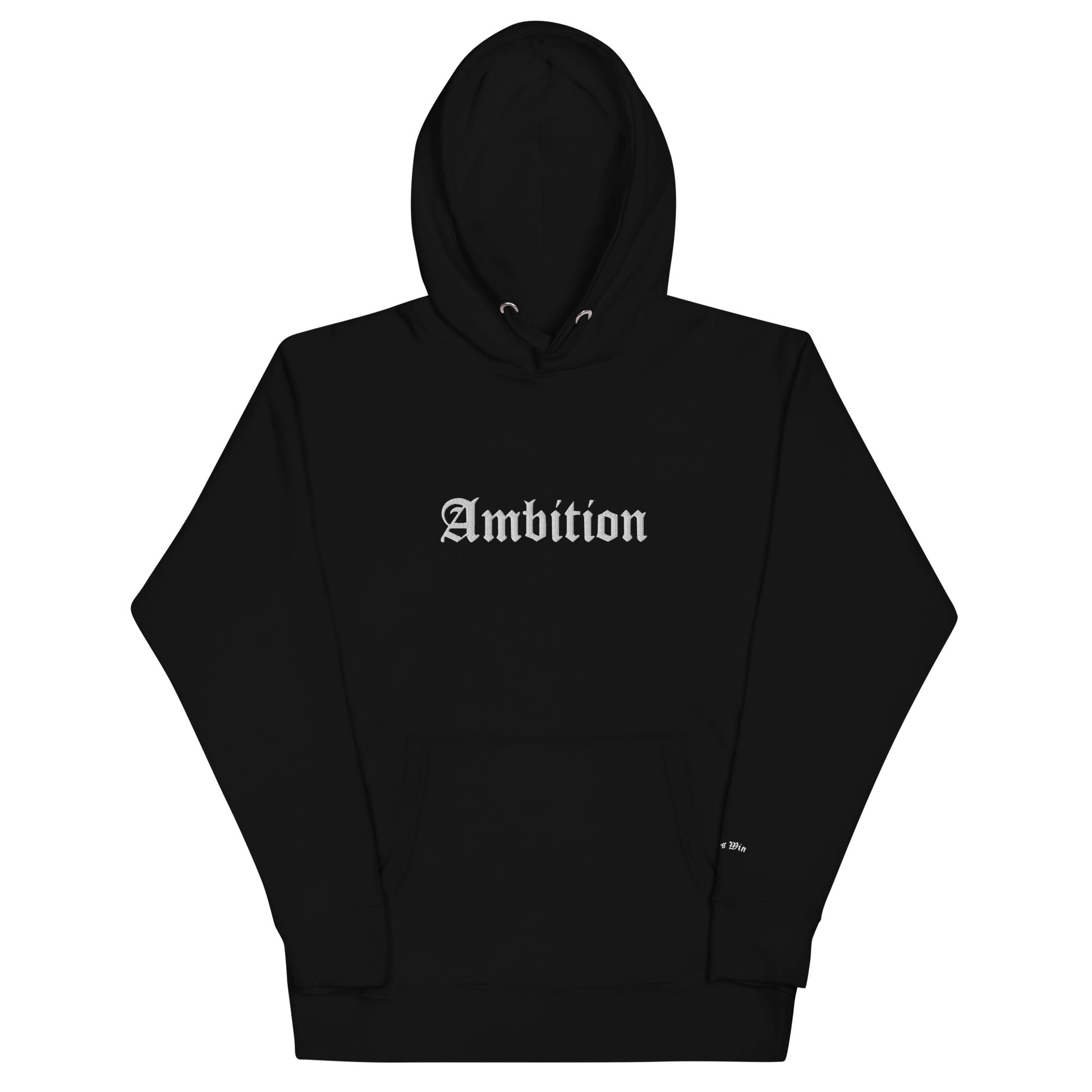 Ambition Embroidered White Hoody (4 Colorways ) -  Inspired  By All